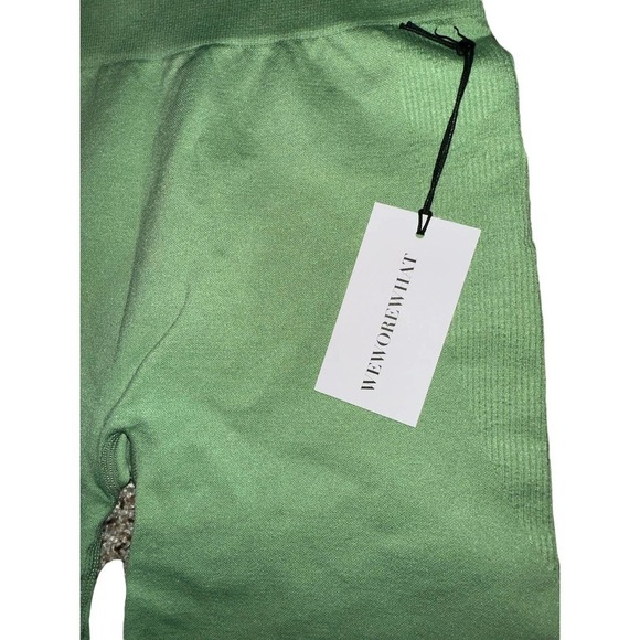 Revolve Weworewhat Sage Green Biker Short Size Small NWT - Picture 2 of 4